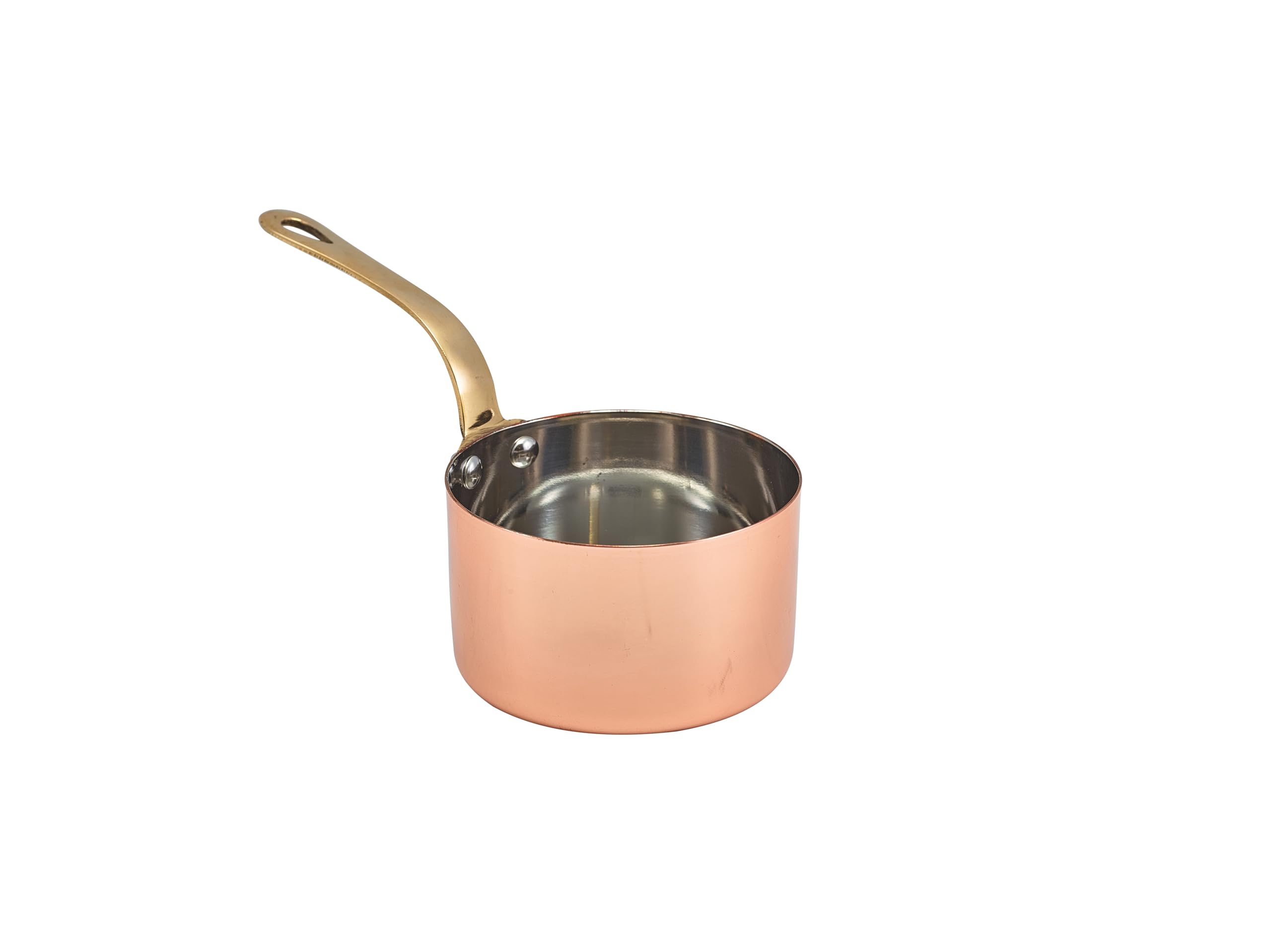 Amazon.com: Genware Mini Copper Sauce Pan 3.5 x 2inch / 9 x 5.25cm